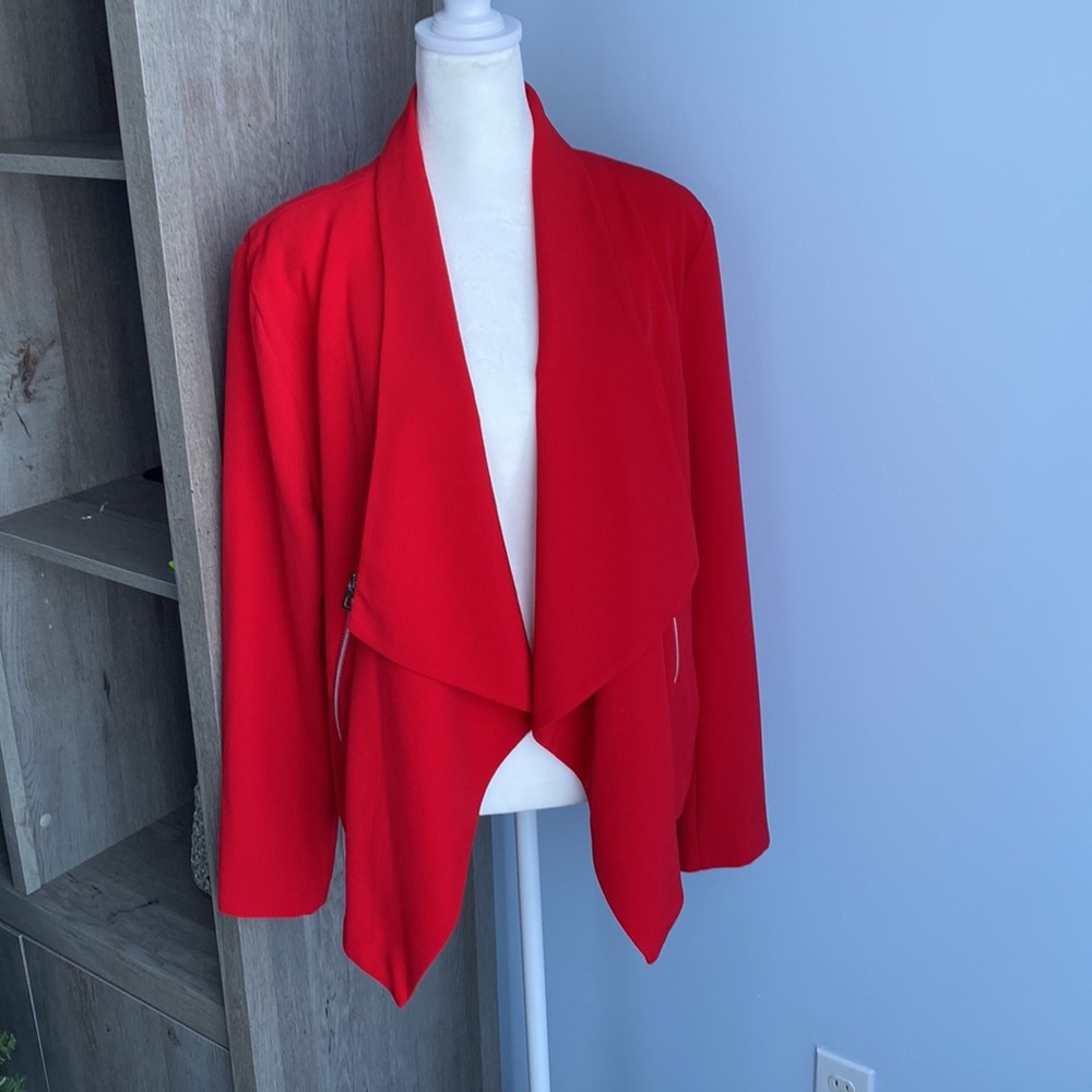 NWT Relativity Womens Open Front Blazer. Size XL.